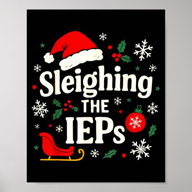 Education Special Teacher IEPs Psych Sleighing Lau Poster (Front)