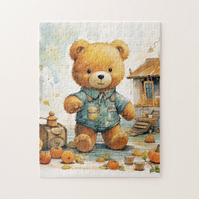 Educational Fun Meets Storytime Magic Teddy Bear Jigsaw Puzzle (Vertical)