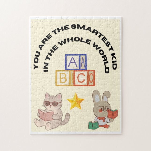 Educational Motivational Puzzle For Kids (Vertical)
