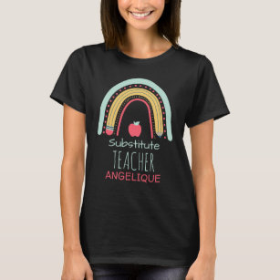 Educational Spectrum:Substitute Teacher's Rainbow  T-Shirt
