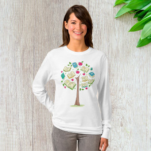 Educational Tree of Knowledge with Books T-Shirt