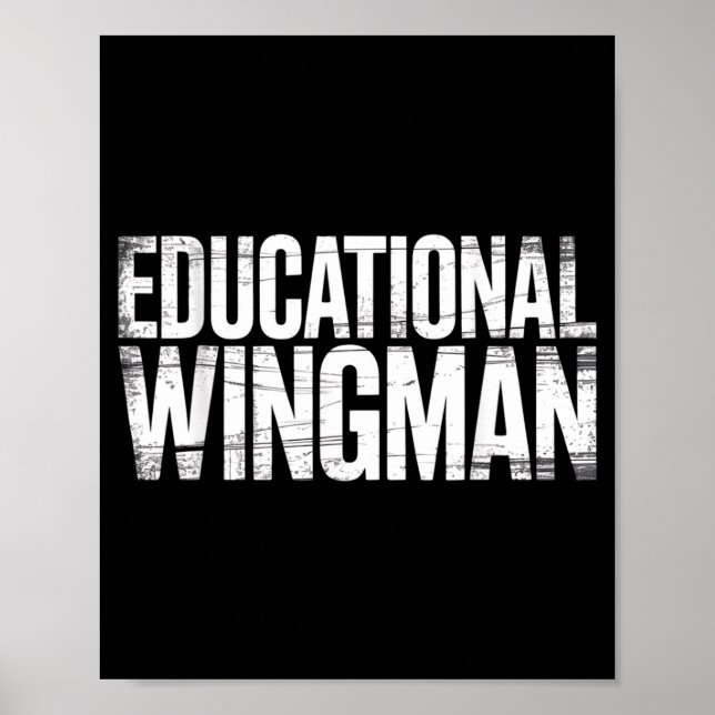 Educational Wingman Teacher Istant Suprt -  Poster (Front)