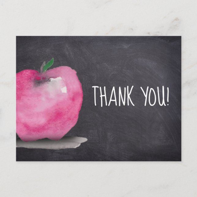 Educator Business Tutor Teacher Apple Custom Postcard (Front)