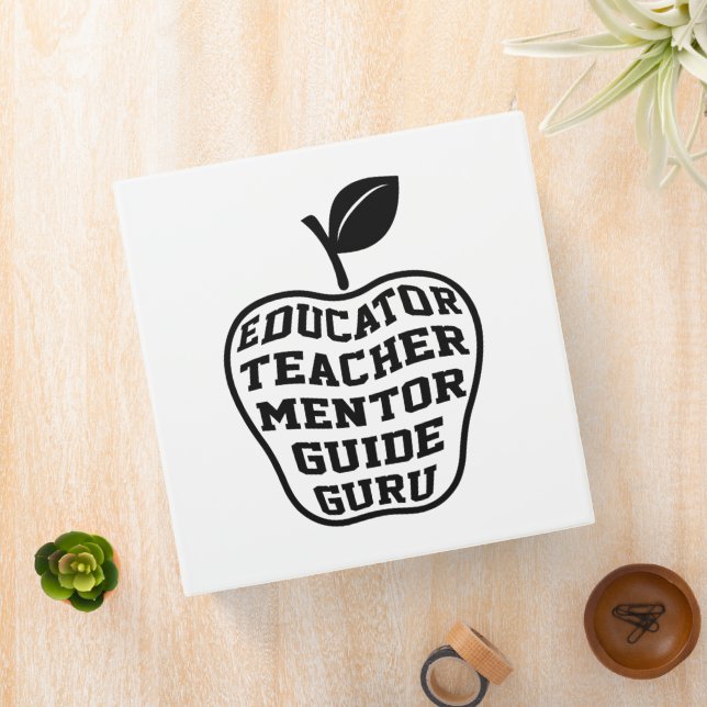 Educator Teacher Mentor Guide Guru Binder (In Situ)