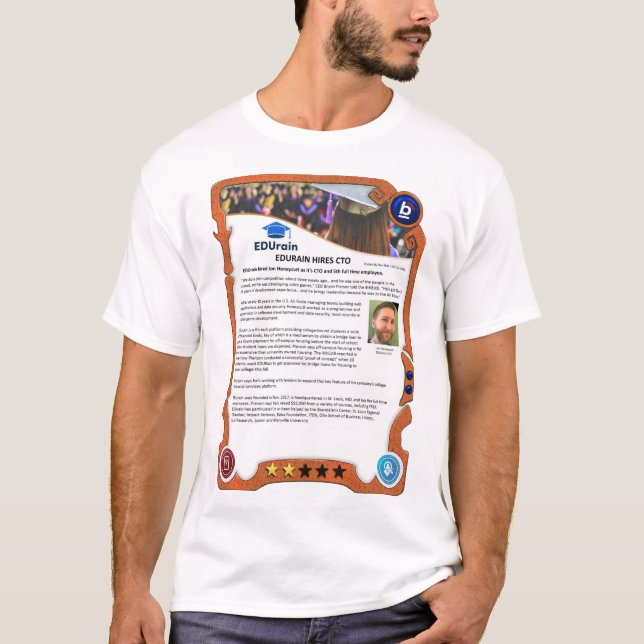 EDUrain NF-Tee T-Shirt (Front)