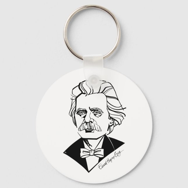 Edvard Grieg Keychain (Front)