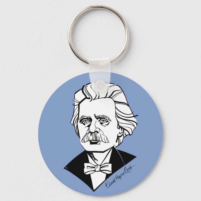 Edvard Grieg Keychain (Front)