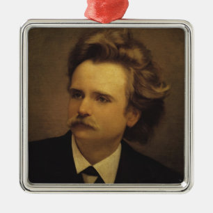 Edvard Hagerup Grieg Metal Ornament