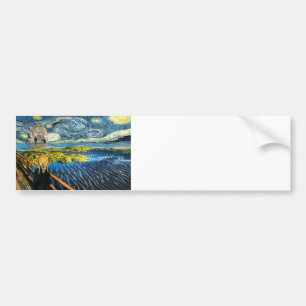 Edvard Meets Vincent Bumper Sticker