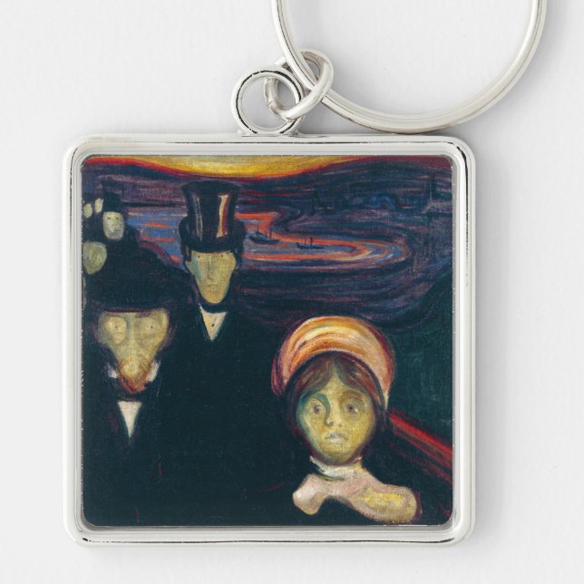 Edvard Munch - Anxiety Keychain (Front)