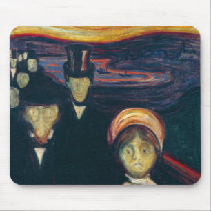 Edvard Munch - Anxiety Mouse Pad