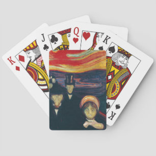 Edvard Munch - Anxiety Playing Cards