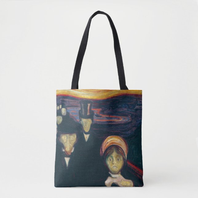 Edvard Munch - Anxiety Tote Bag (Front)