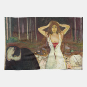 Edvard Munch - Ashes Kitchen Towel