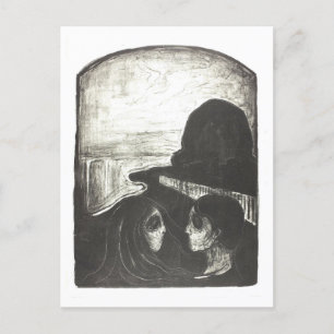 Edvard Munch "Attraction I" Painting Postcard