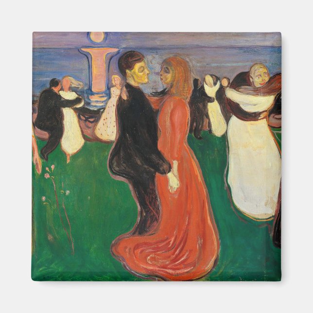 Edvard Munch - Dance Of Life Magnet (Front)