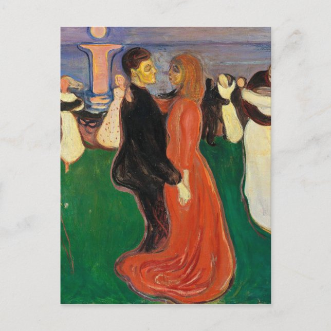 Edvard Munch - Dance Of Life Postcard (Front)