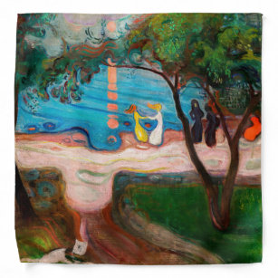 Edvard Munch - Dance on the Beach Bandana