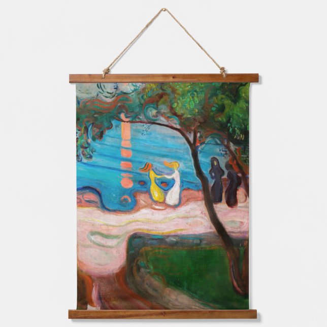 Edvard Munch - Dance on the Beach Hanging Tapestry (Front)