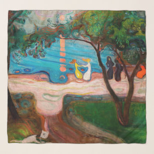 Edvard Munch - Dance on the Beach Scarf