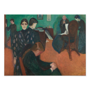 Edvard Munch - Death in the Sickroom Photo Print