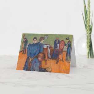 Edvard Munch - Death in the Sickroom v2 Card