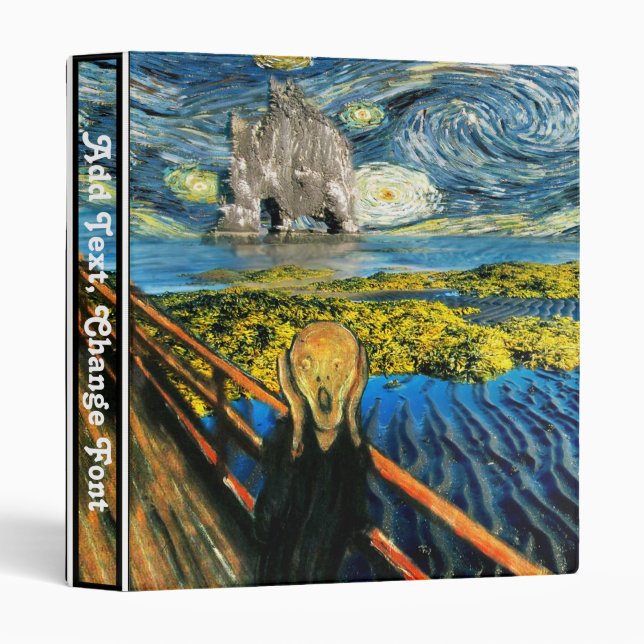 Edvard Munch - Edvard Meets Vincent Binder (Front/Spine)