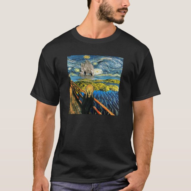 Edvard Munch - Edvard Meets Vincent T-Shirt (Front)