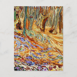 Edvard Munch - Elm Forest in Spring Postcard