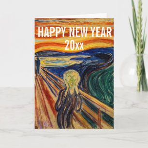 Edvard Munch - Happy New Year from the Scream Holiday Card