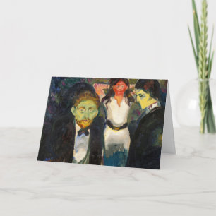 Edvard Munch - Jealousy Card
