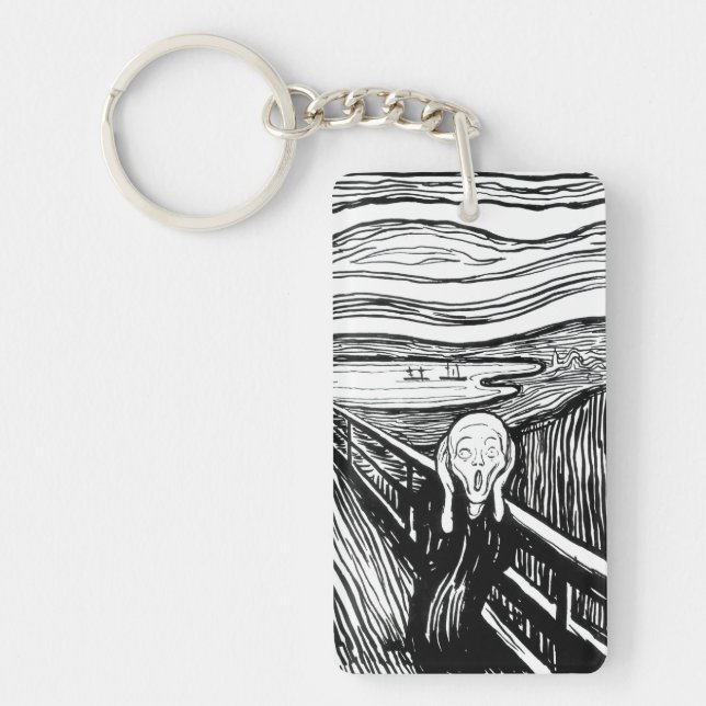 Edvard Munch - La lithographie de cri (Devant)