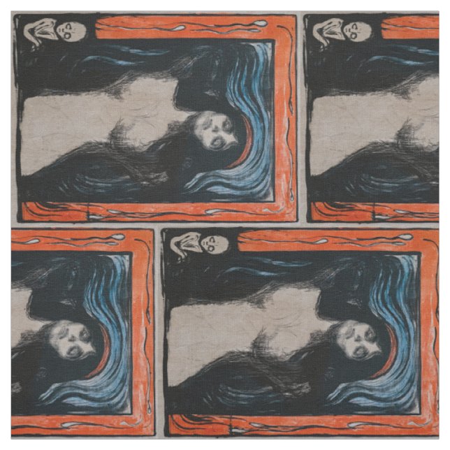 Edvard Munch - Madonna Lithography Fabric (Swatch)