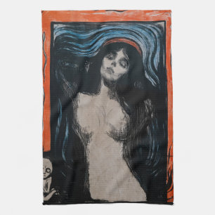 Edvard Munch - Madonna Lithography Kitchen Towel