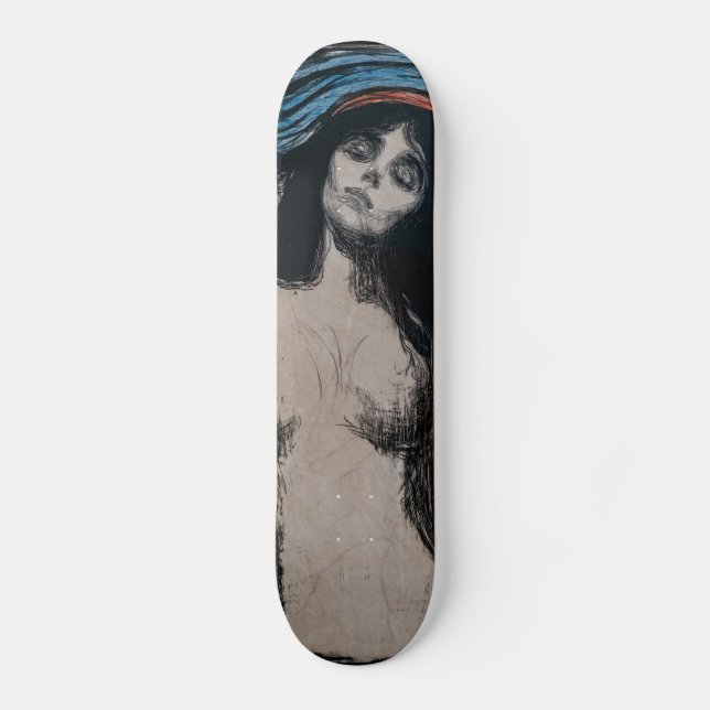 Edvard Munch - Madonna Lithography Skateboard (Front)