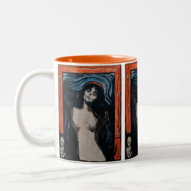 Edvard Munch - Madonna Lithography Two-Tone Coffee Mug (Left)
