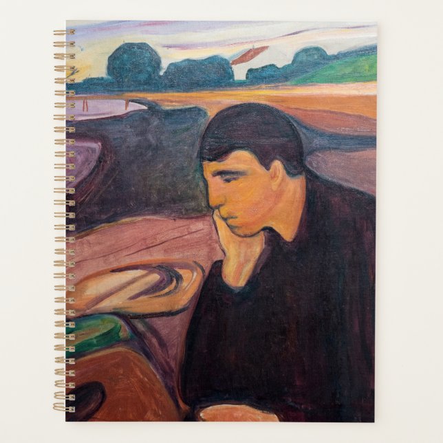 Edvard Munch - Melancholy 1894 (Devant)