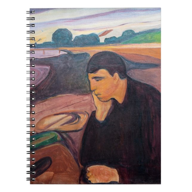 Edvard Munch - Melancholy 1894 Notebook (Front)