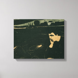 Edvard Munch - Melancholy III Canvas Print