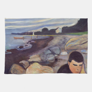 Edvard Munch - Melancholy Kitchen Towel