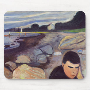 Edvard Munch - Melancholy Mouse Pad