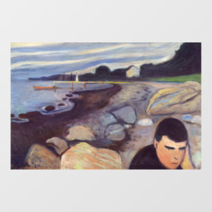 Edvard Munch - Melancholy Window Cling