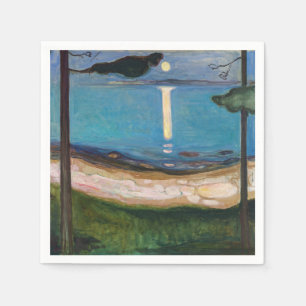 Edvard Munch - Moonlight Napkin