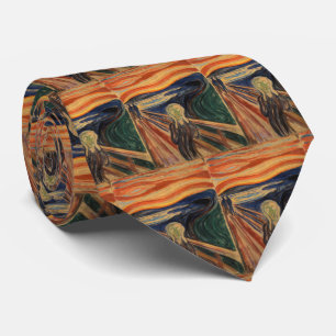 Edvard Munch Painting Girls on the Bridge (c 1902) Tie