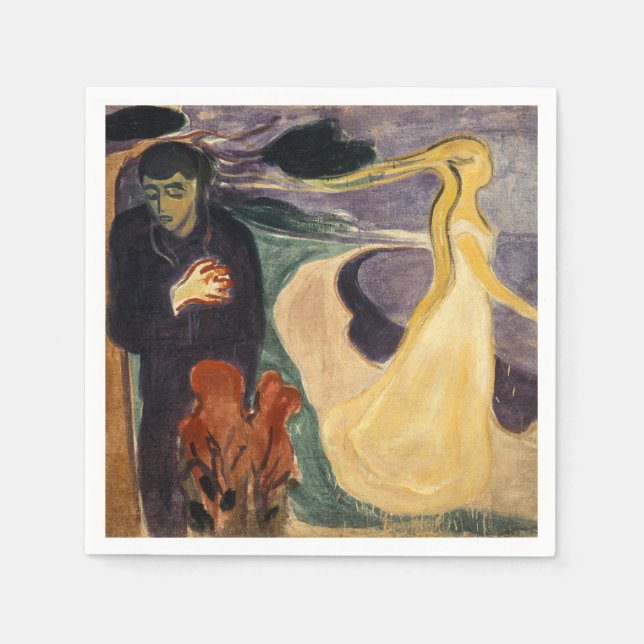 Edvard Munch - Separation Napkin (Front)