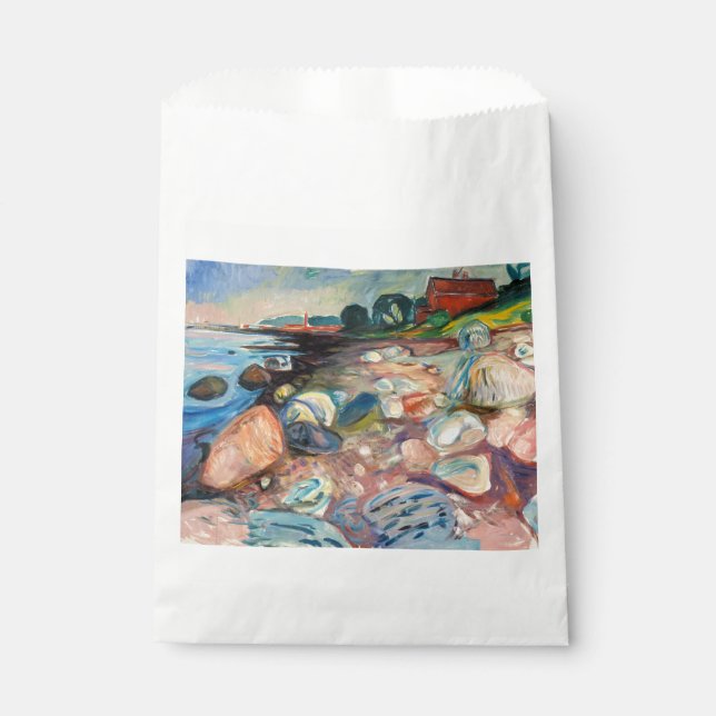 Edvard Munch - Shore with Red House Favour Bag (Front)