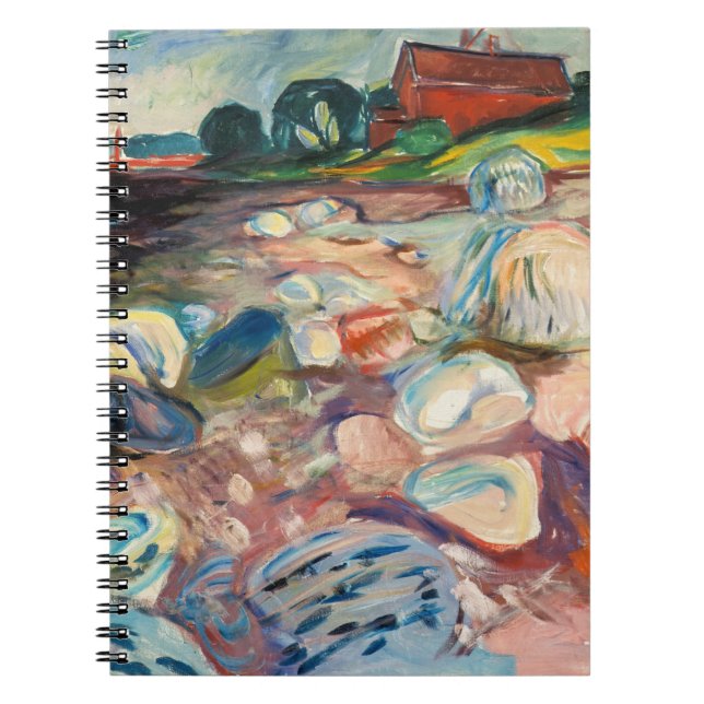 Edvard Munch - Shore with Red House Notebook (Front)