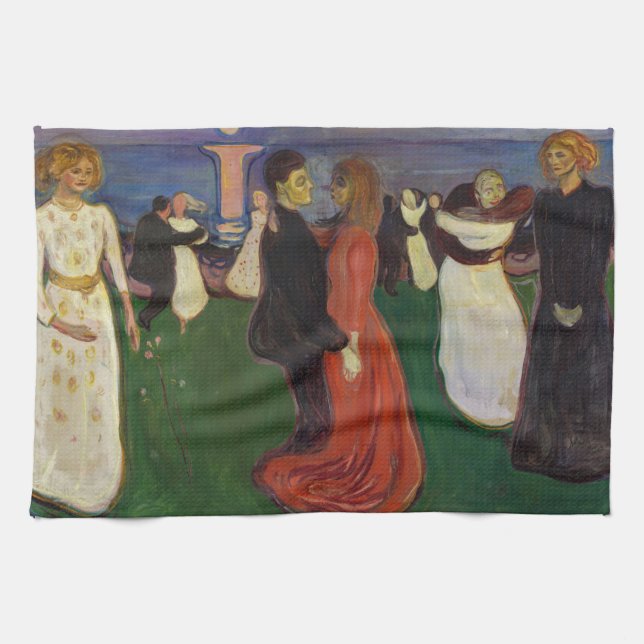Edvard Munch - The Dance of Life Kitchen Towel (Horizontal)