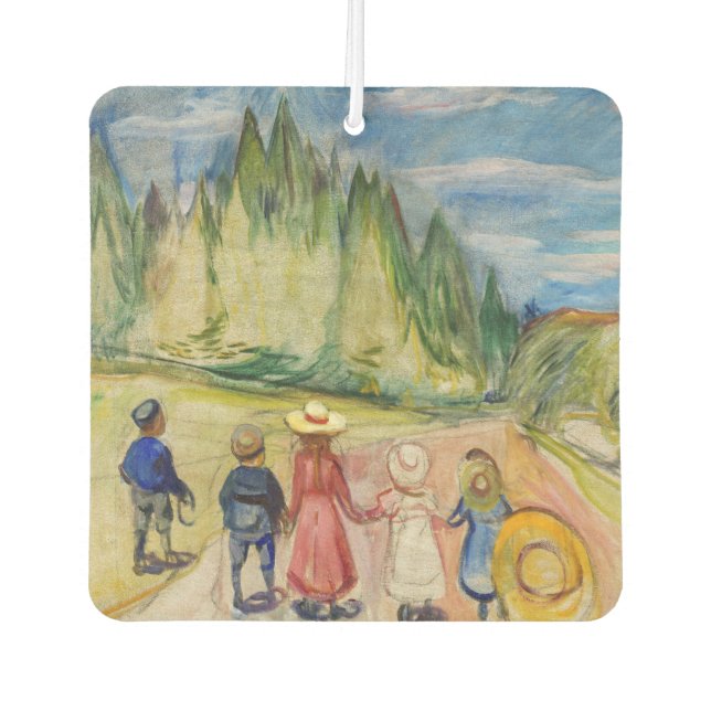 Edvard Munch - The Fairytale Forest Air Freshener (Front)