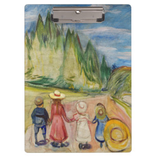 Edvard Munch - The Fairytale Forest Clipboard